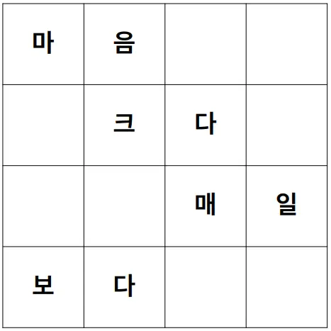 Korean Words Quiz #2 : Find these 2-syllable Korean words