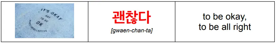 korean_word_괜찮다_meaning_to-be-okay